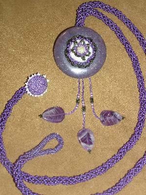 Purple Stone Pendant